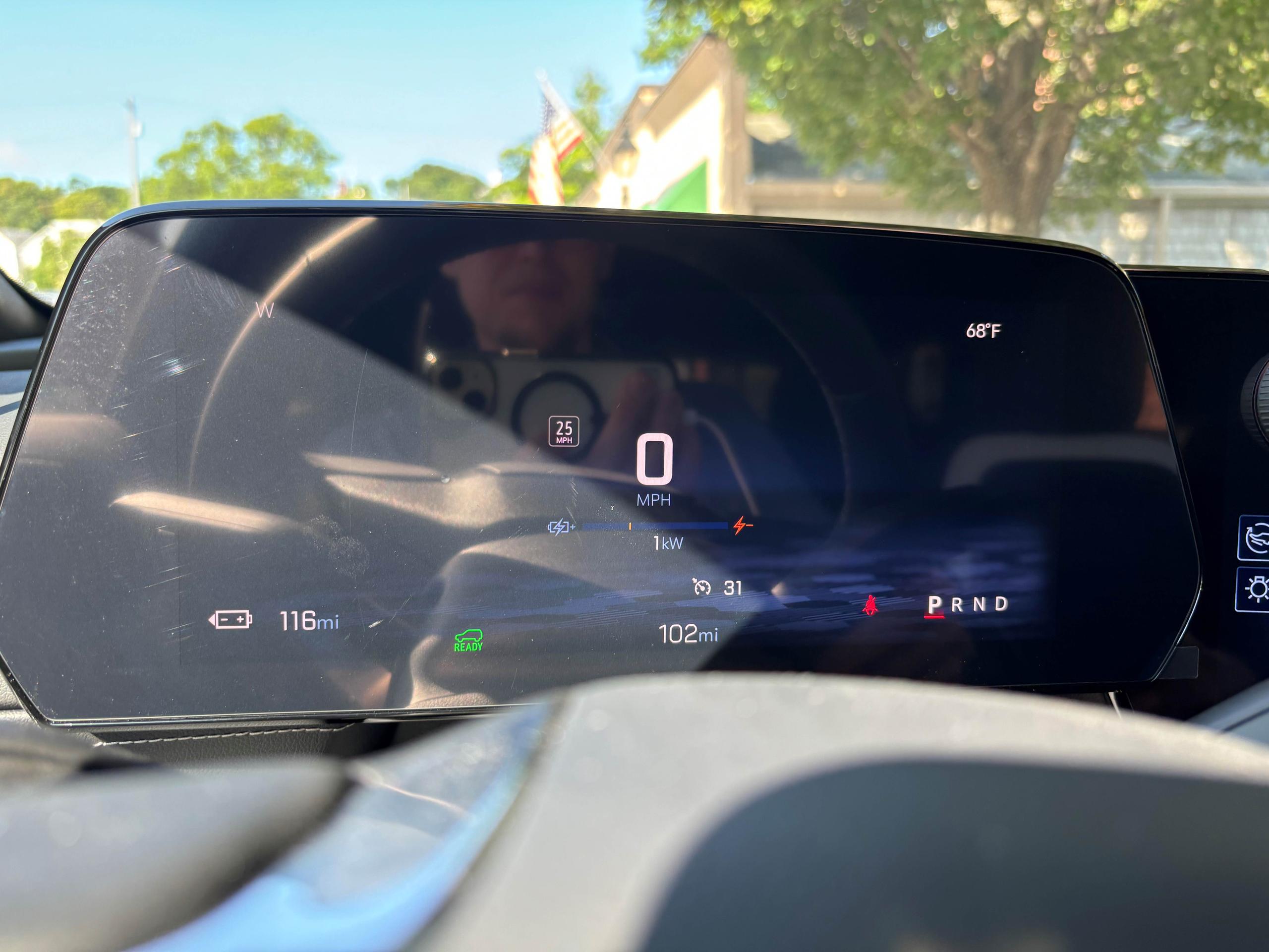 Alternate display on the Chevy Blazer